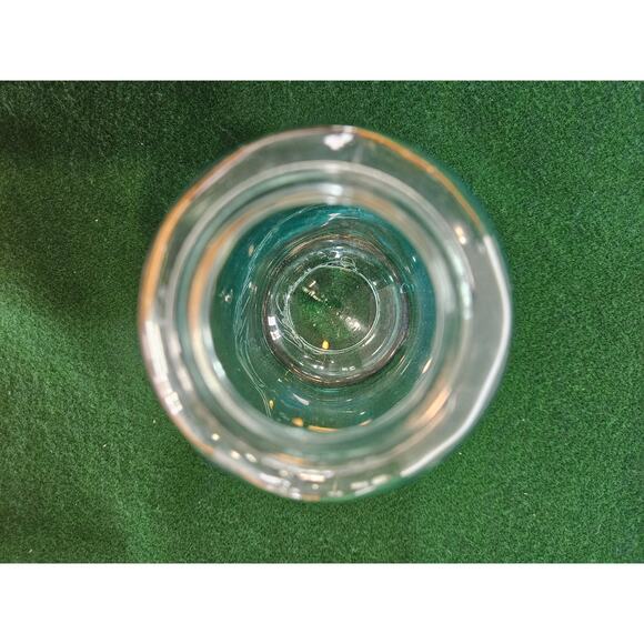 Antique Blue Pt Jar with small lid opening Owens Bottle Company, Ohio 1911-1929 - Picture 7 of 10